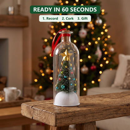 Ready in 60 seconds: record, cork, gift