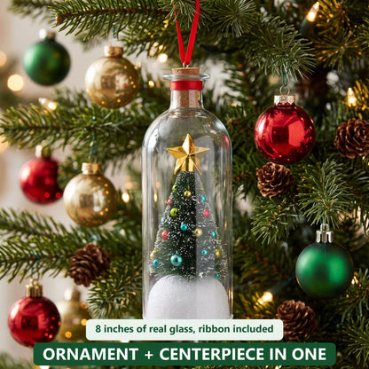 Ornament and centerpiece in one, 8 inches of real glass